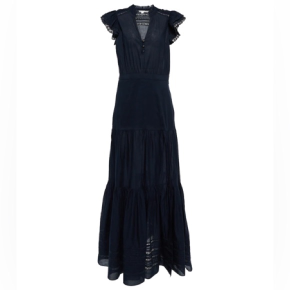 Dresses & Skirts - Veronica Beard - Satori Maxi Dress in Ink